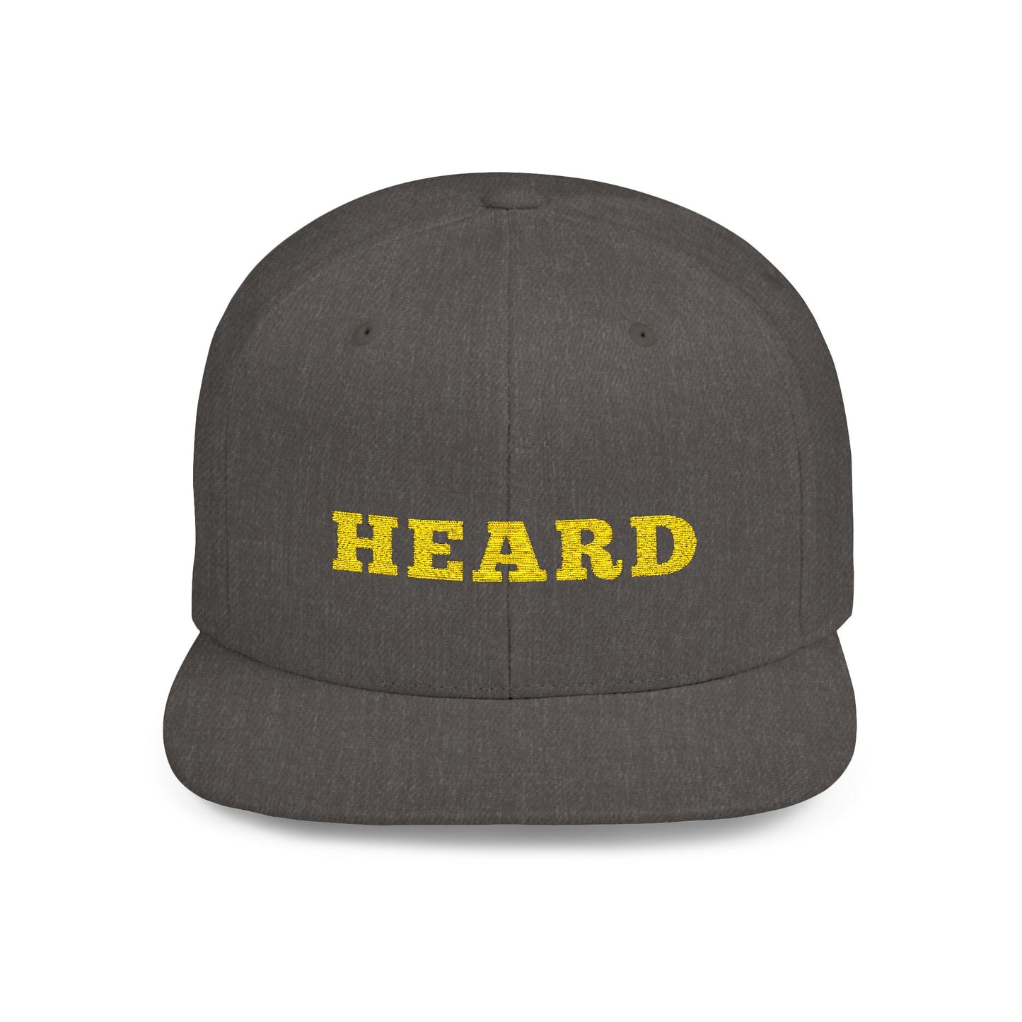 Heard Flat Bill Snapback - Stylish Cap for Trendsetters
