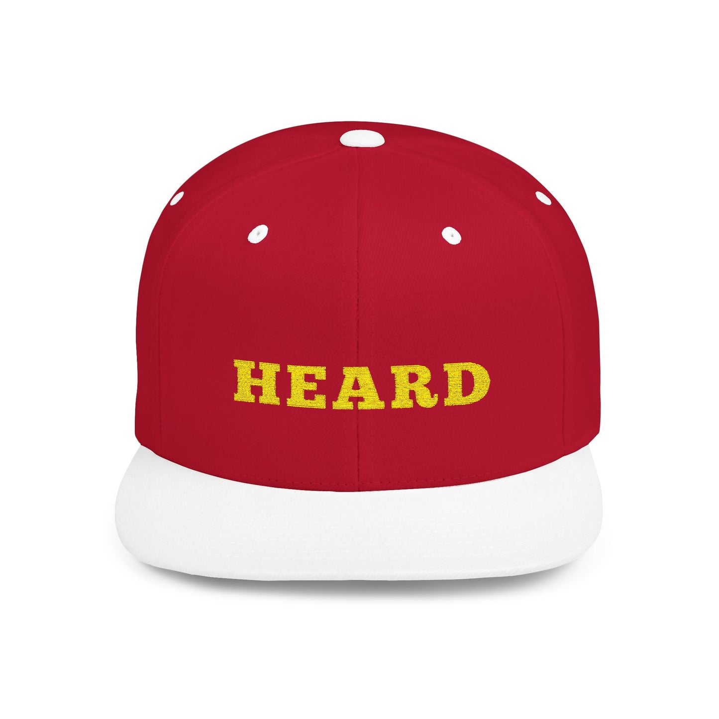 Heard Flat Bill Snapback - Stylish Cap for Trendsetters