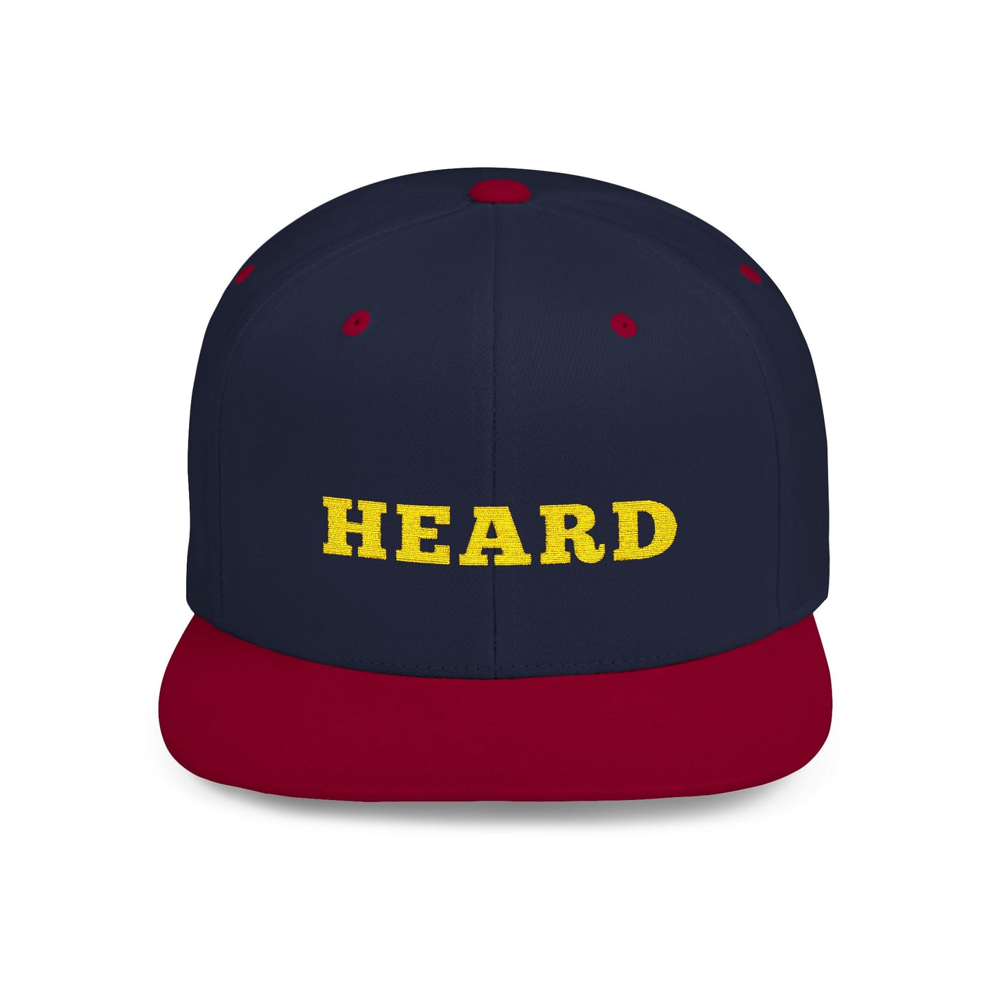 Heard Flat Bill Snapback - Stylish Cap for Trendsetters