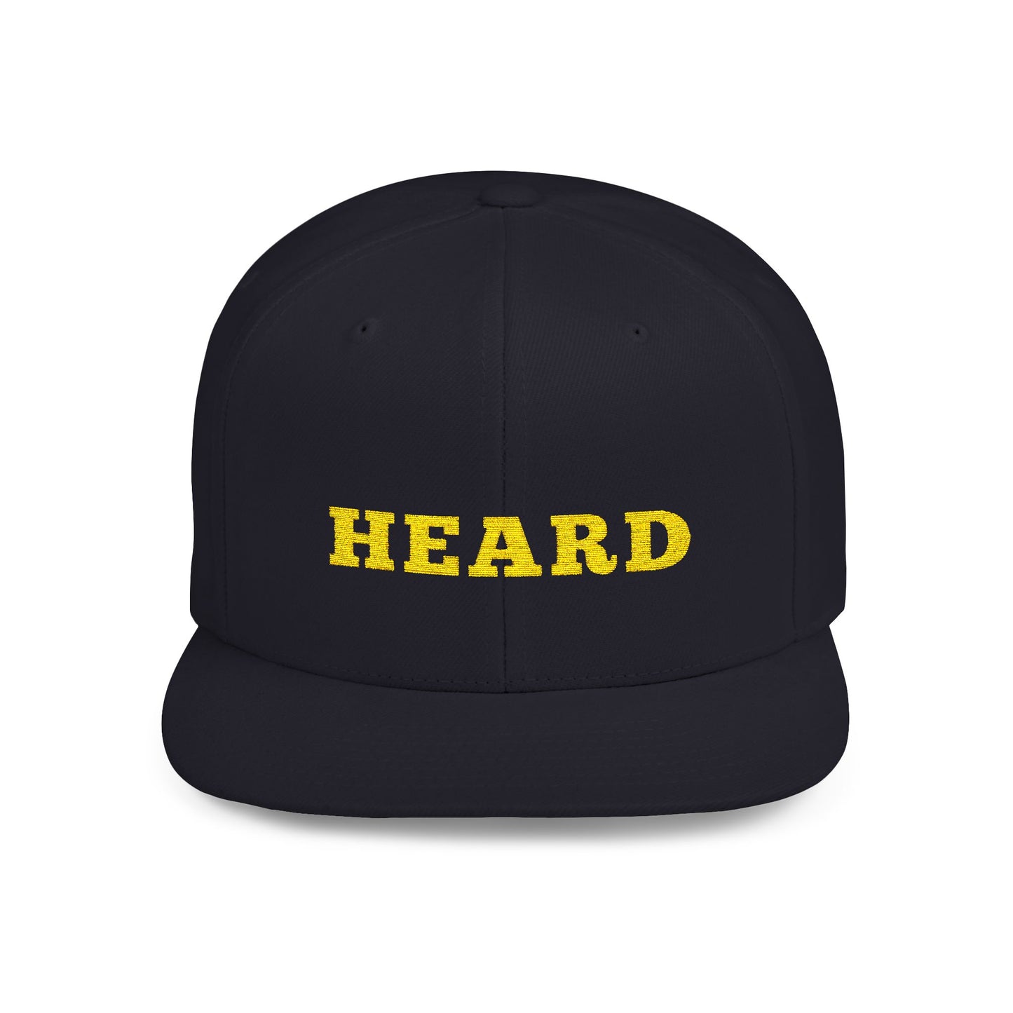 Heard Flat Bill Snapback - Stylish Cap for Trendsetters