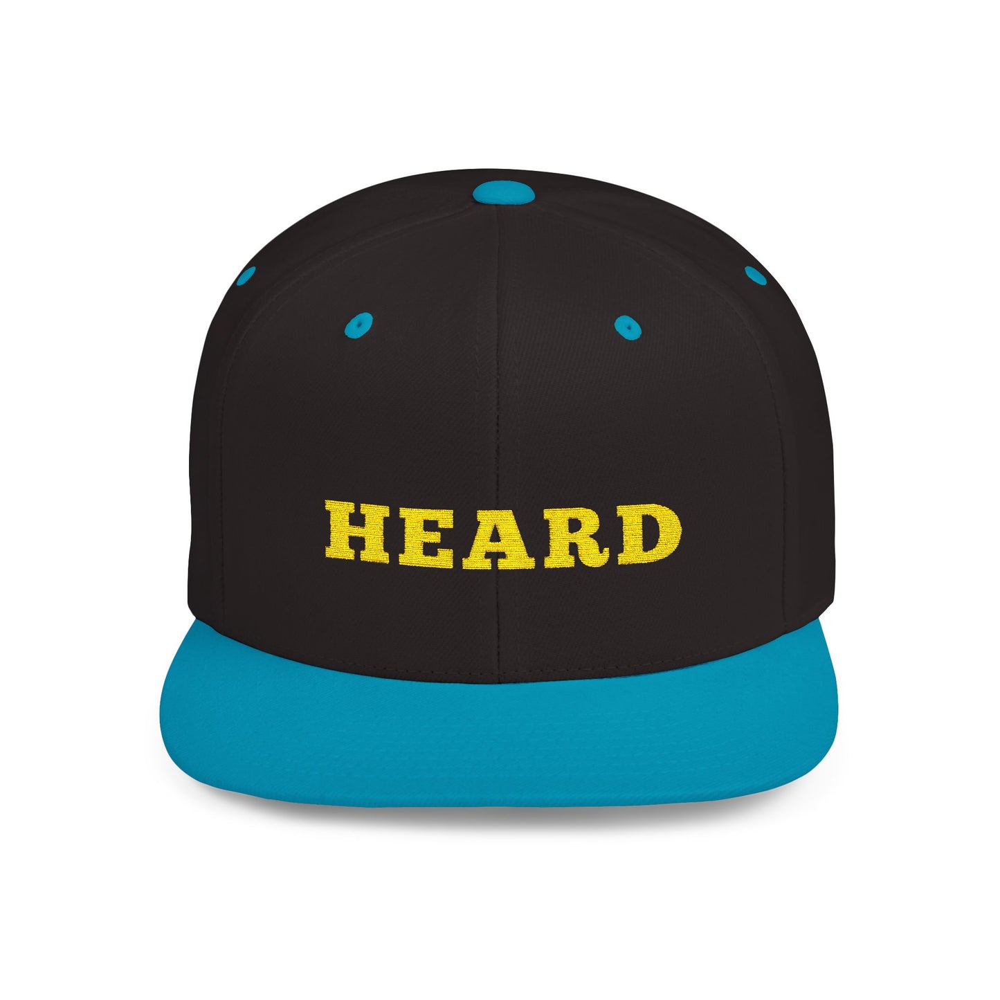 Heard Flat Bill Snapback - Stylish Cap for Trendsetters