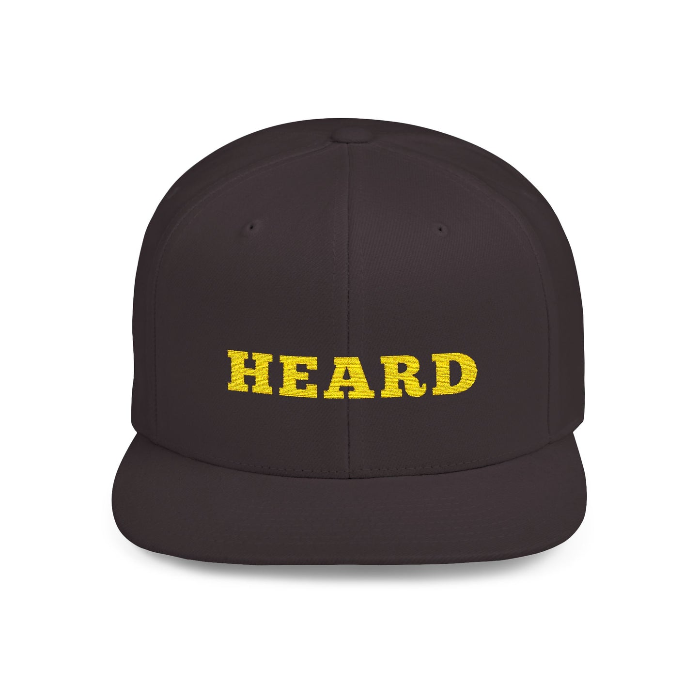 Heard Flat Bill Snapback - Stylish Cap for Trendsetters