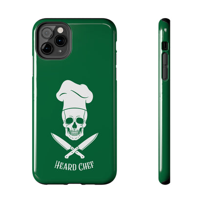 Heard Chef Skull BTI Green Phone Case iPhone Samsung Galaxy
