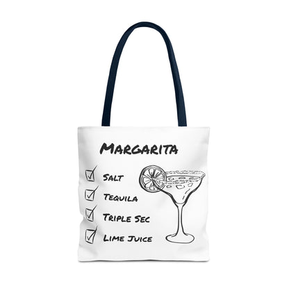 Margarita Tote Bag Black Graphic