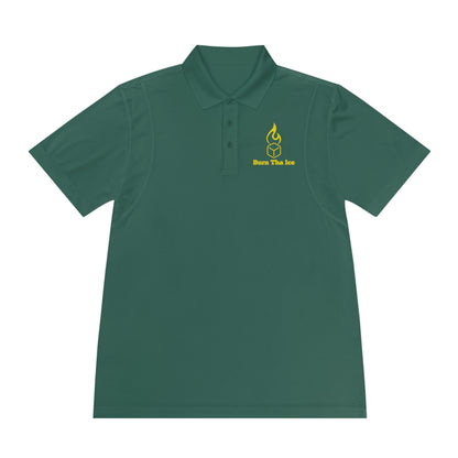 Burn Tha Ice Logo Polo Shirt