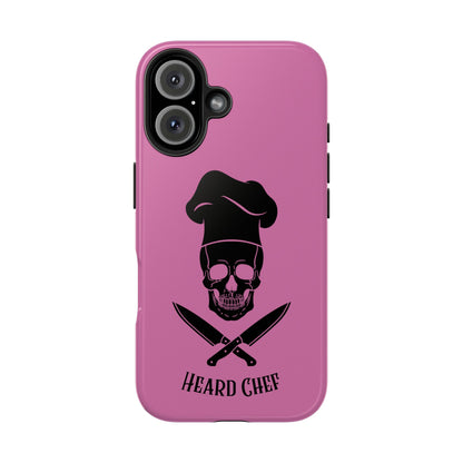 Heard Chef Skull Pink Phone Case iPhone Samsung Galaxy