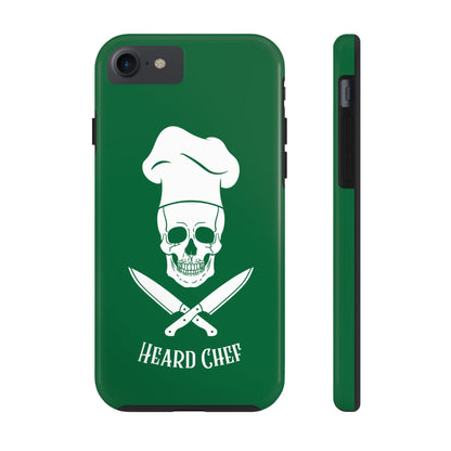 Heard Chef Skull BTI Green Phone Case iPhone Samsung Galaxy