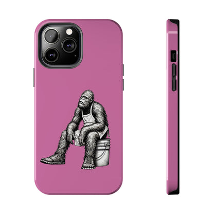 Phone Case Long Shift Bigfoot Pink iPhone Samsung Galaxy