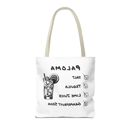 Paloma Tote Bag in Black Graphic