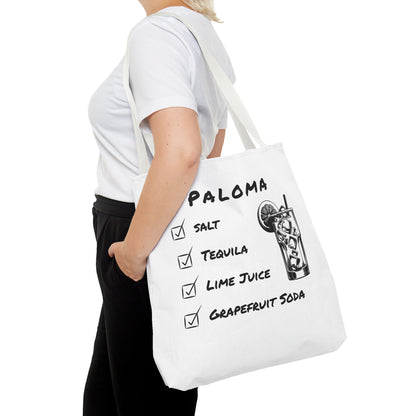 Paloma Tote Bag in Black Graphic