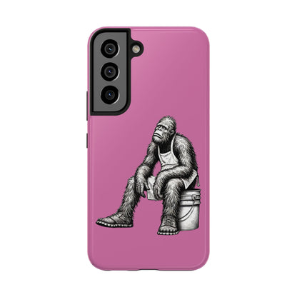 Phone Case Long Shift Bigfoot Pink iPhone Samsung Galaxy