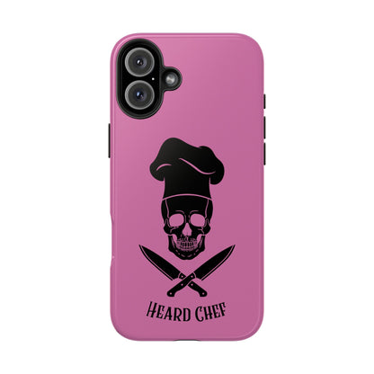 Heard Chef Skull Pink Phone Case iPhone Samsung Galaxy