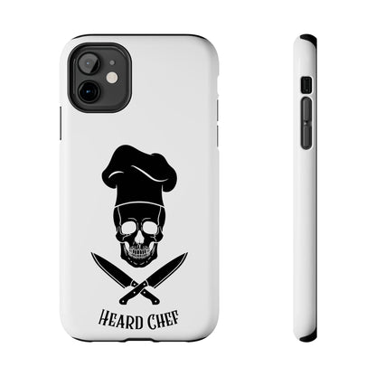 Heard Chef Skull White Phone Case iPhone Samsung Galaxy