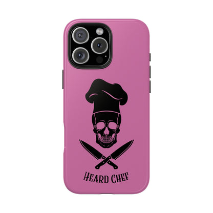 Heard Chef Skull Pink Phone Case iPhone Samsung Galaxy