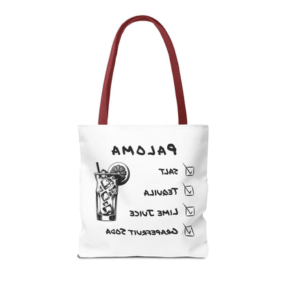 Paloma Tote Bag in Black Graphic