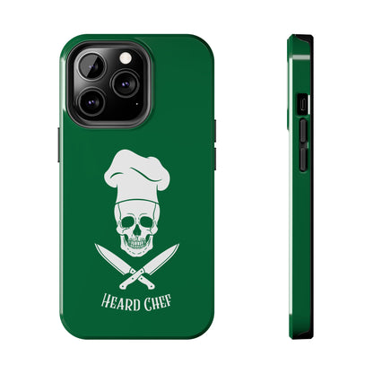 Heard Chef Skull BTI Green Phone Case iPhone Samsung Galaxy