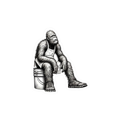 Vinyl Sticker Long Shift Bigfoot