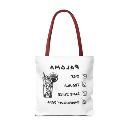 Paloma Tote Bag in Black Graphic