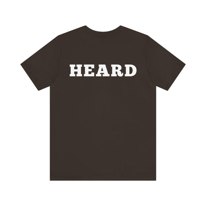 Heard T-Shirt White Text