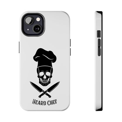 Heard Chef Skull White Phone Case iPhone Samsung Galaxy
