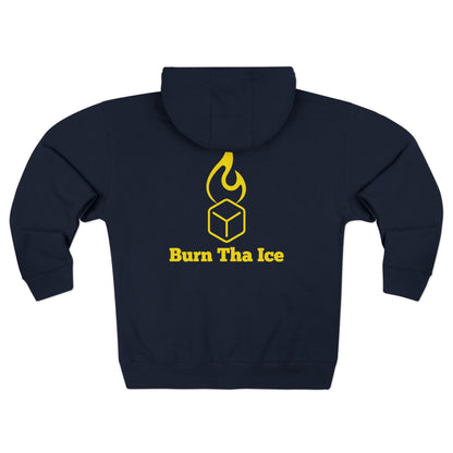 Burn tha Ice Logo Zip-Up Hoodie