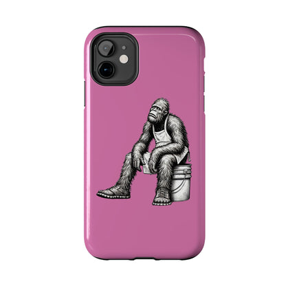 Phone Case Long Shift Bigfoot Pink iPhone Samsung Galaxy