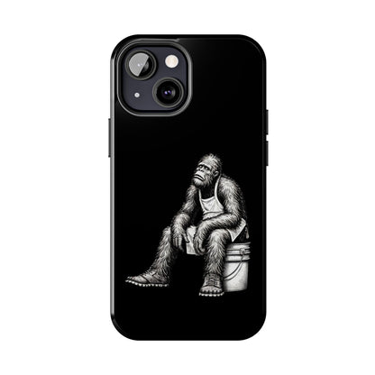 Phone Case Long Shift Bigfoot Black iPhone Samsung Galaxy
