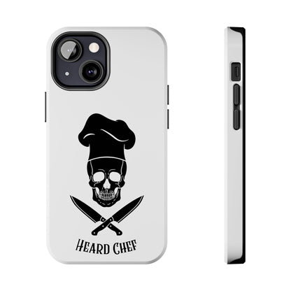 Heard Chef Skull White Phone Case iPhone Samsung Galaxy