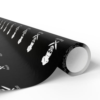 Heard Chef Skull Wrapping Paper