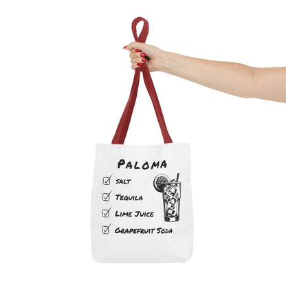 Paloma Tote Bag in Black Graphic