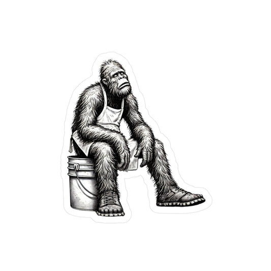 Vinyl Sticker Long Shift Bigfoot