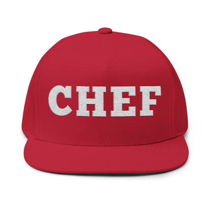Chef Flat Bill Cap