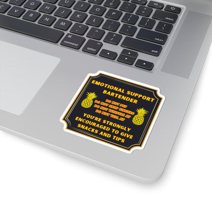 Emotional Support Bartender Sticker