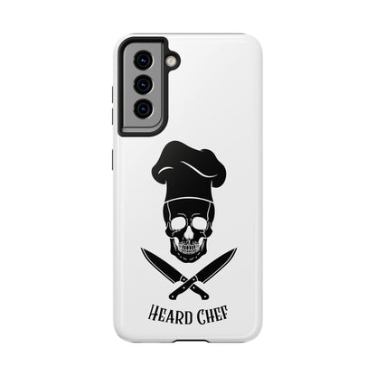 Heard Chef Skull White Phone Case iPhone Samsung Galaxy