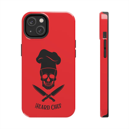 Heard Chef Skull Red Phone Case iPhone Samsung Galaxy