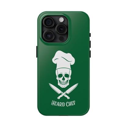 Heard Chef Skull BTI Green Phone Case iPhone Samsung Galaxy