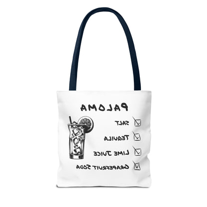 Paloma Tote Bag in Black Graphic