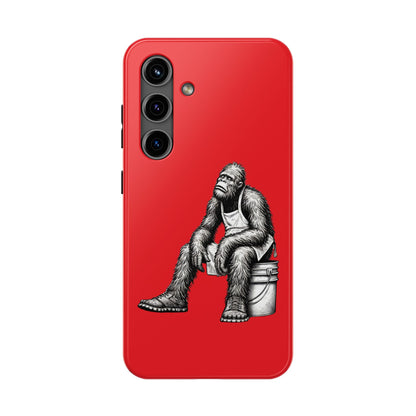 Phone Case Long Shift Bigfoot Red iPhone Samsung Galaxy