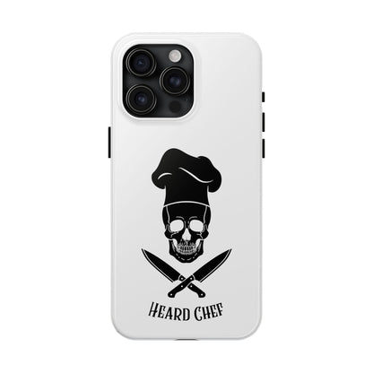 Heard Chef Skull White Phone Case iPhone Samsung Galaxy