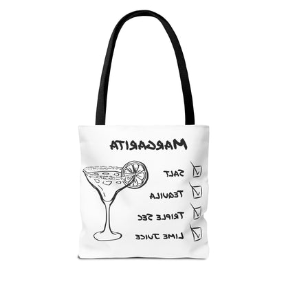 Margarita Tote Bag Black Graphic