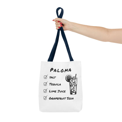 Paloma Tote Bag in Black Graphic