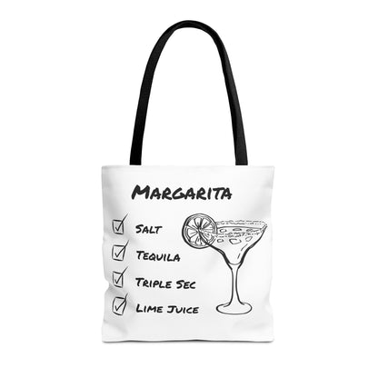 Margarita Tote Bag Black Graphic