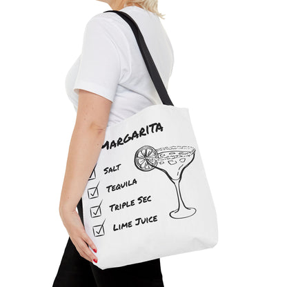 Margarita Tote Bag Black Graphic