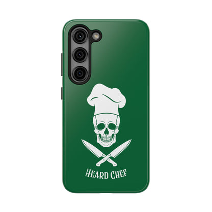 Heard Chef Skull BTI Green Phone Case iPhone Samsung Galaxy