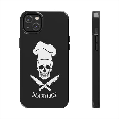 Heard Chef Skull Black Phone Case iPhone Samsung Galaxy