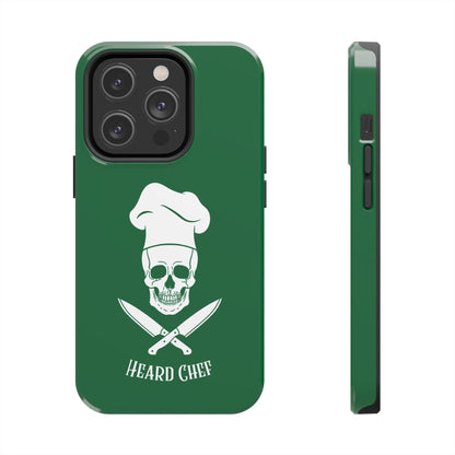 Heard Chef Skull BTI Green Phone Case iPhone Samsung Galaxy