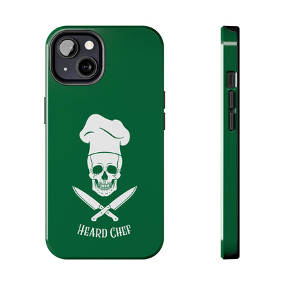 Heard Chef Skull BTI Green Phone Case iPhone Samsung Galaxy