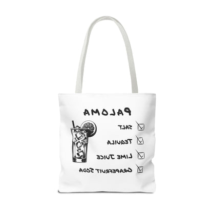 Paloma Tote Bag in Black Graphic