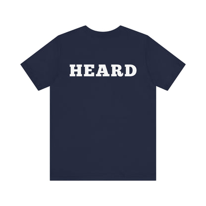 Heard T-Shirt White Text