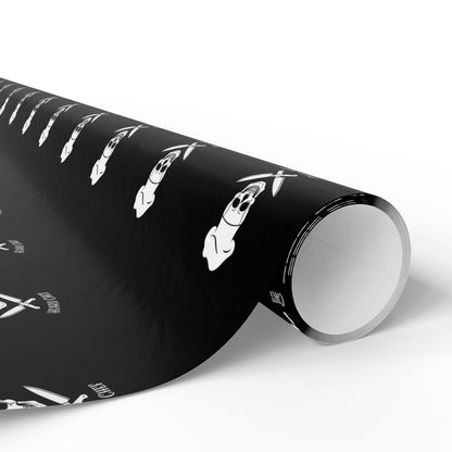 Heard Chef Skull Wrapping Paper